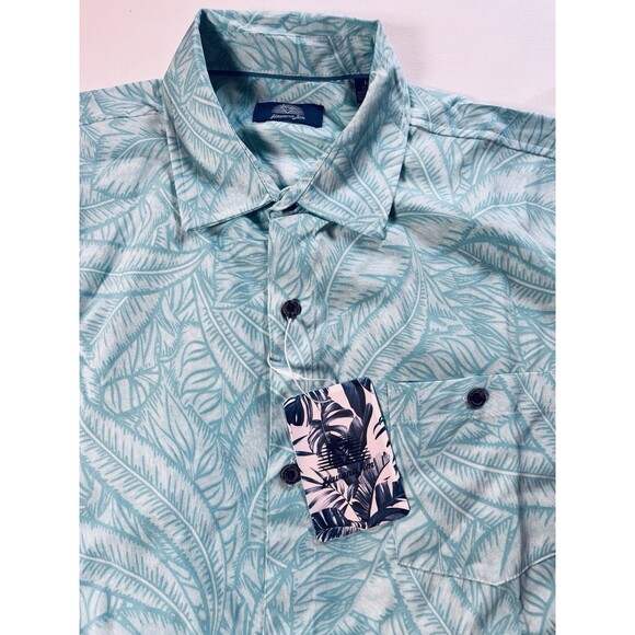 Havana Jim Men's Print Hawaiian Shirt NWT Tropical Aloha Button Down Short Slv - Picture 2 of 5